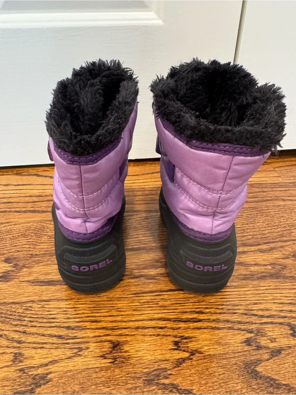 Kids Purple Winter Boots